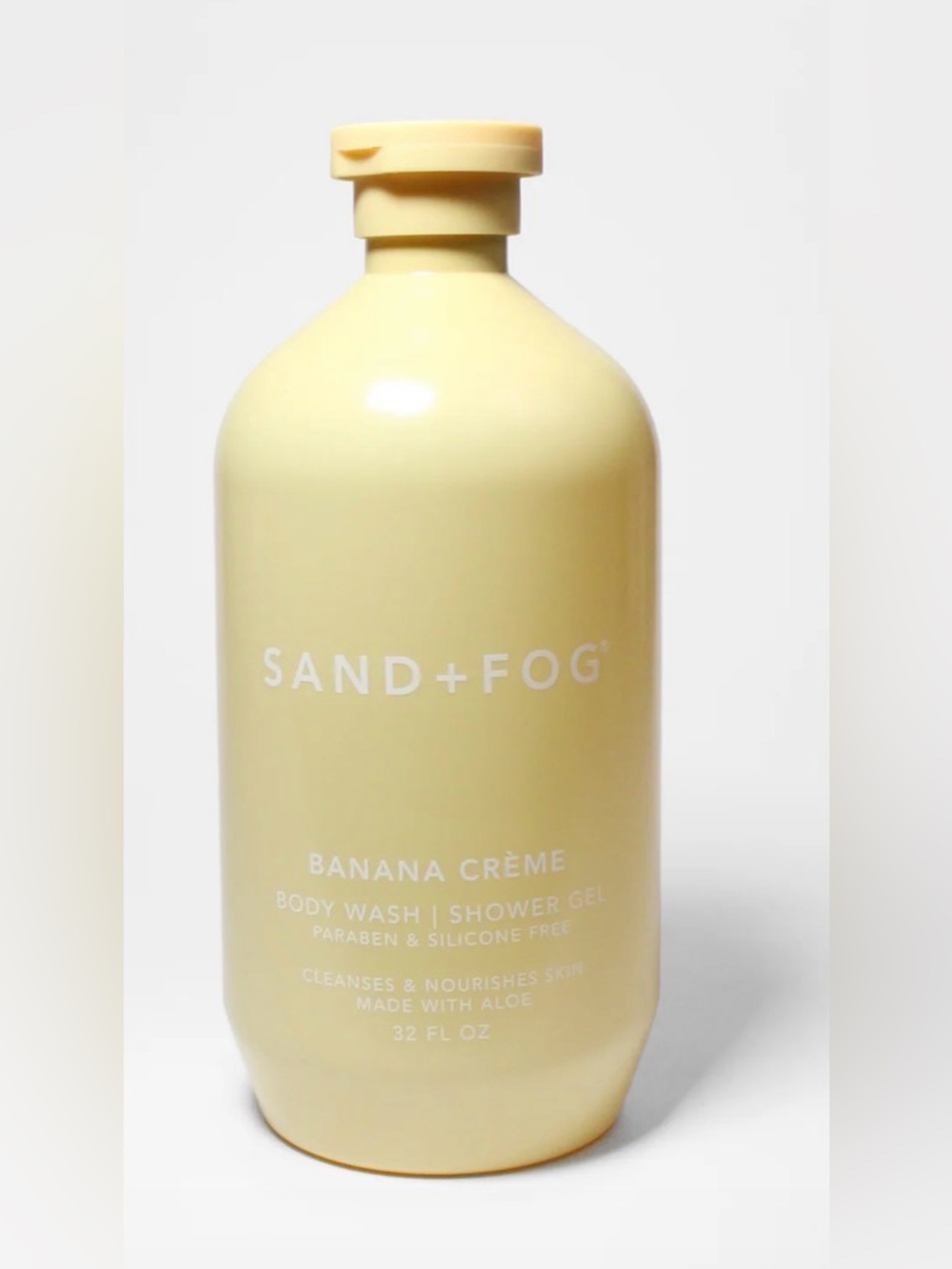 Sand + Fog Banana Crème Body Wash 32 oz